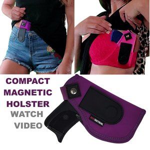 HER TACTICAL Magnetic Holster for Compact & Micro Sized Guns - PURPLE